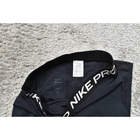 Nike PRO Men's XL Black Ankle Leggings - Polyester Dri Fit Running - Picture 8 of 8